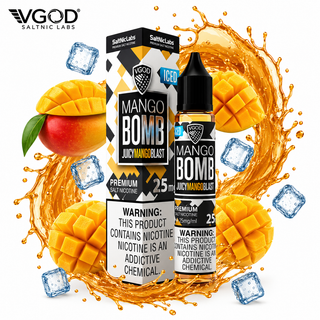 سالت ویگاد بمب انبه یخ VGOD Iced Mango Bomb SaltNic E-Liquid 30ml