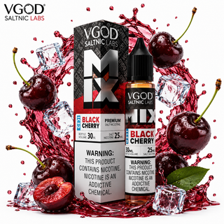 سالت ویگاد میکس گیلاس سیاه یخ VGOD Mix Iced Black Cherry SaltNic E-Liquid 30ml