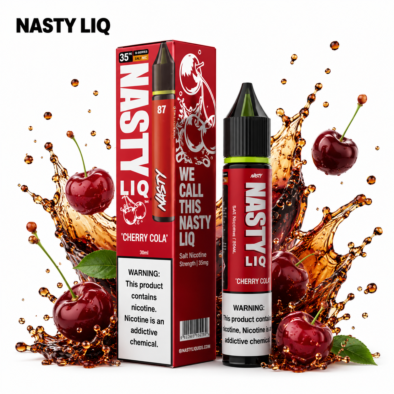 سالت نستی نوشابه گیلاس Nasty LIQ 110 NASTY Cherry Cola Salt nic 30ml