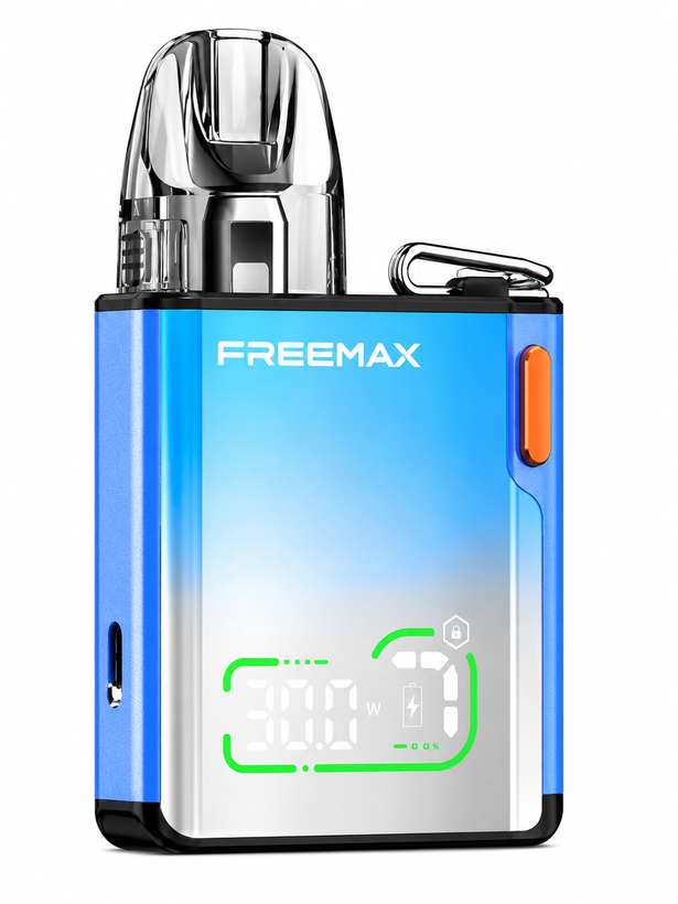 پاد سیستم Freemax Rexa SQ رنگ آبی با نمایشگر هوشمند و عملکرد پایدار تصویر رنگ Blue پاد فریمکس رکسا اسکیو با طراحی ارگونومیک