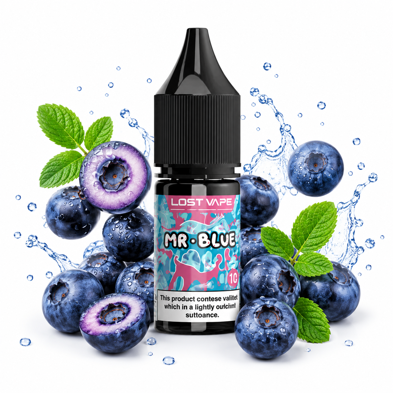 سالت نیکوتین بلوبری کمپانی لاست ویپ | Lost Vape Mr.Blue Salt Nicotin 10 ML