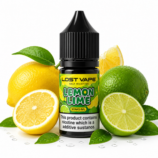 سالت نیکوتین لیمو ترش و شیرین کمپانی لاست ویپ | Lost Vape Lemon Lime Salt Nicotin 10 ML