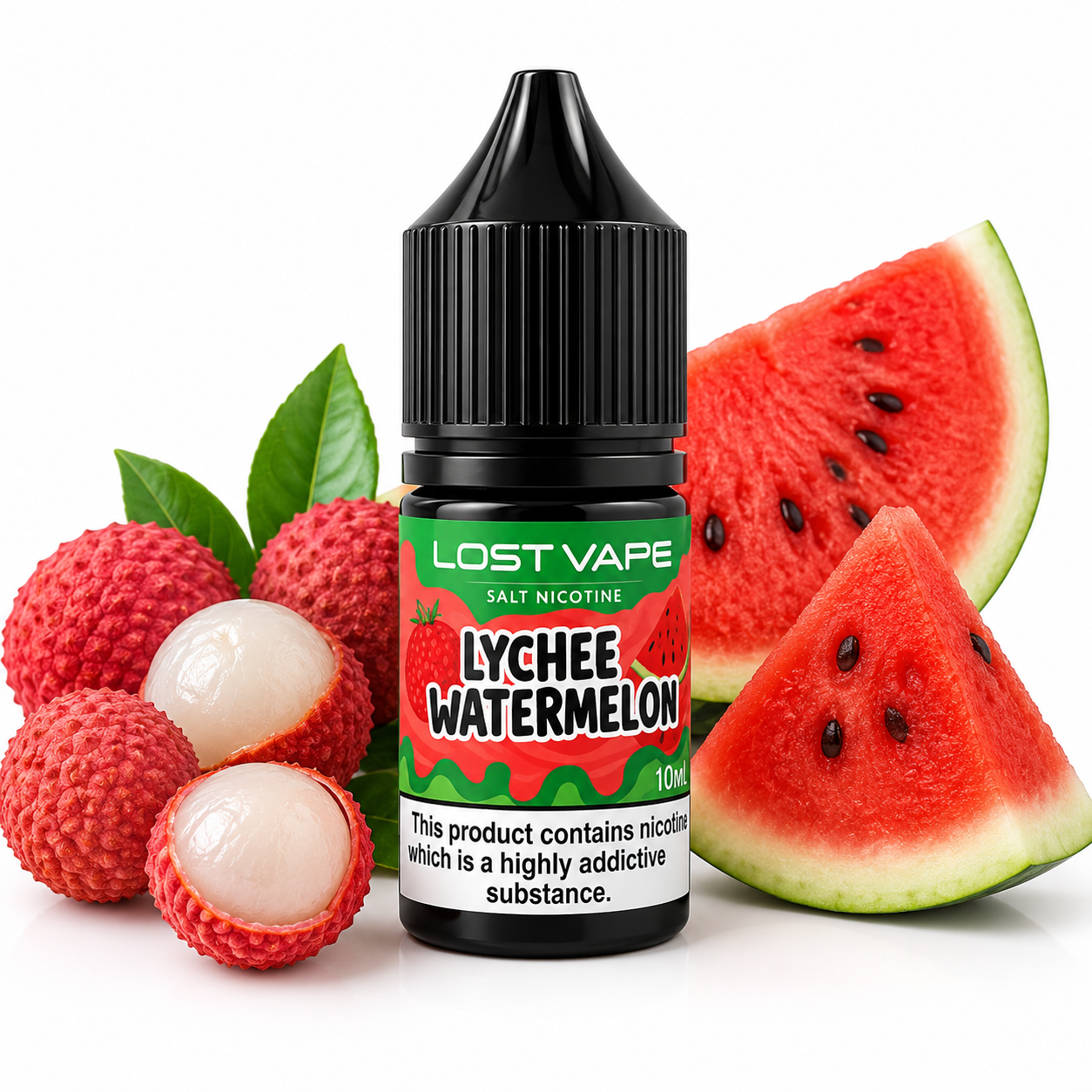 سالت نیکوتین لیچی هندوانه کمپانی لاست ویپ | Lost Vape Lychee Watermelon Salt Nicotin 10 ML