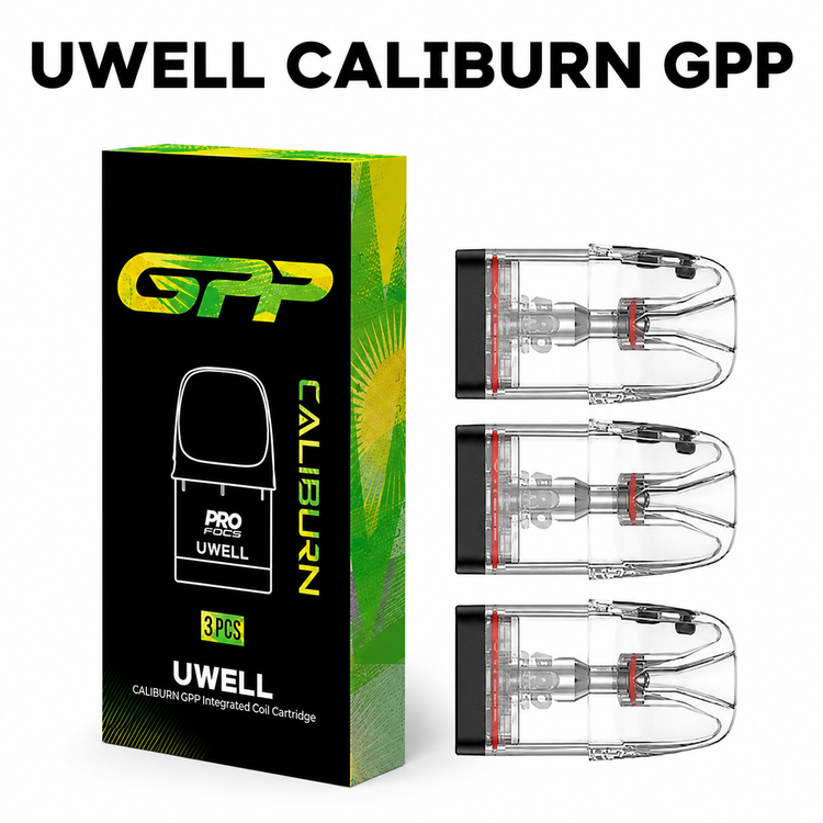 کارتریج جی پی پی یوول کالیبرن Uwell Caliburn GPP Cartridge مناسب دستگاههای Caliburn G3 و G4