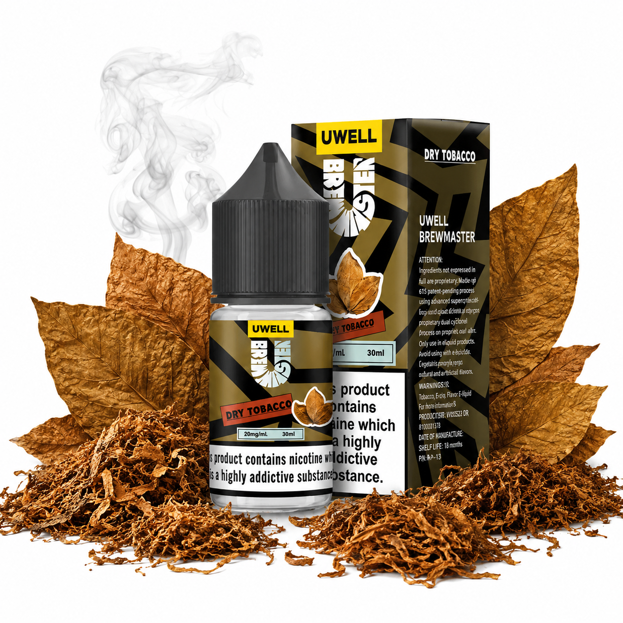 سالت درای توباکو کمپانی یوول | Uwell Salt Dry Tobacco 30ml