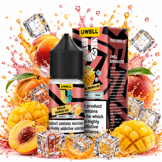 سالت هلو انبه یخ کمپانی یوول | Uwell Salt Peach Mango Ice 30ml