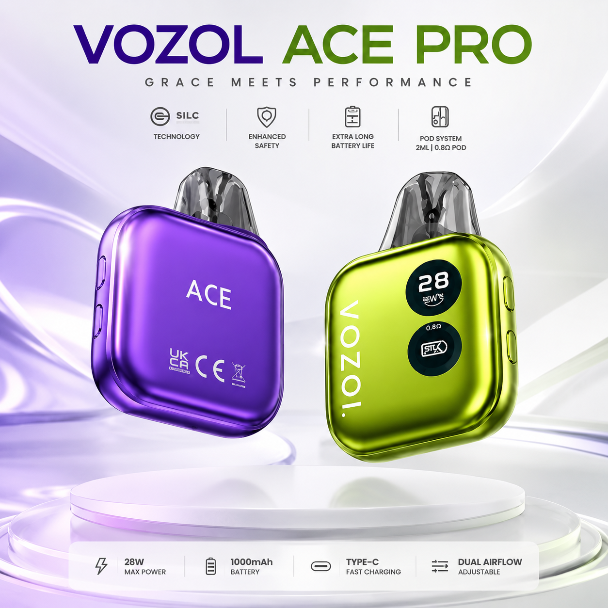 پاد وزول آس پرو  Vozol Ace Pro Pod Kit 30W