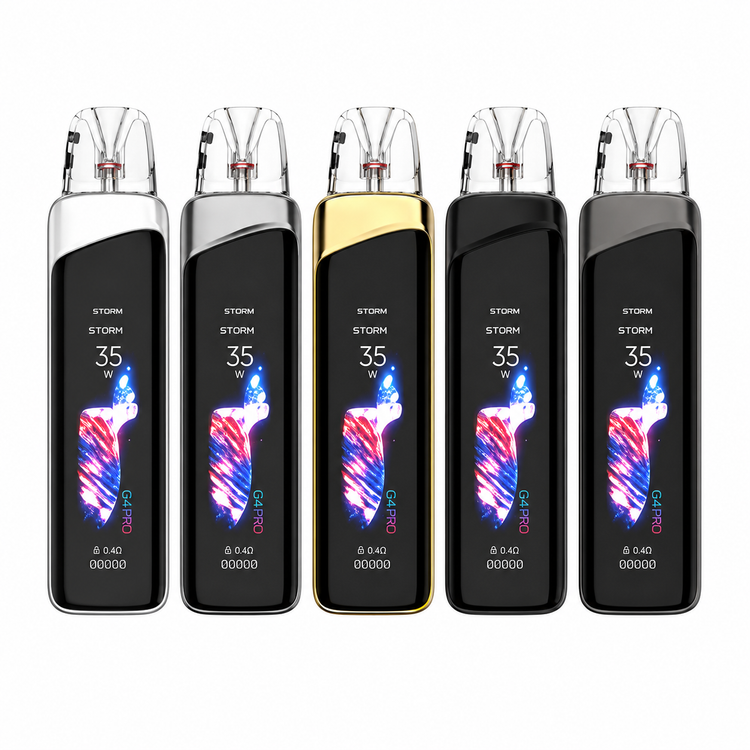 پاد سیستم یوول جی4 پرو Caliburn G4 Pro با نمایشگر رنگی، باتری 1800 میلیآمپرساعت، توان ۳۵ وات و رنگبندی متنوع