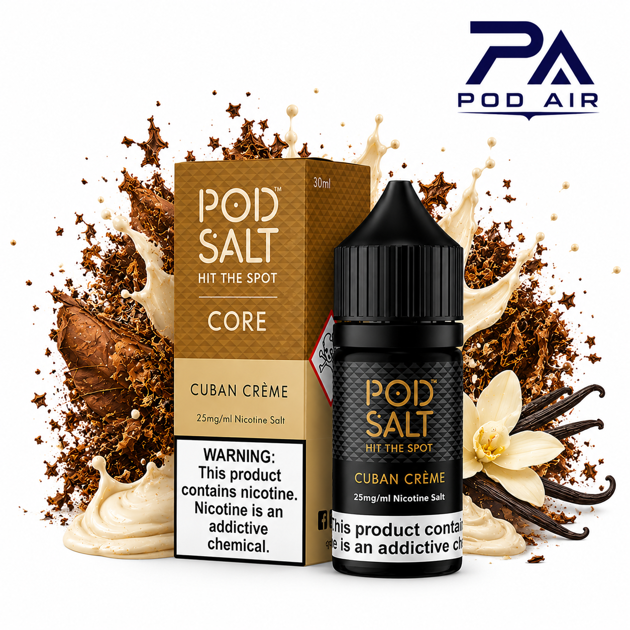 سالت خامه کوبایی پاد سالت Pod Salt Origin Cuban Creme