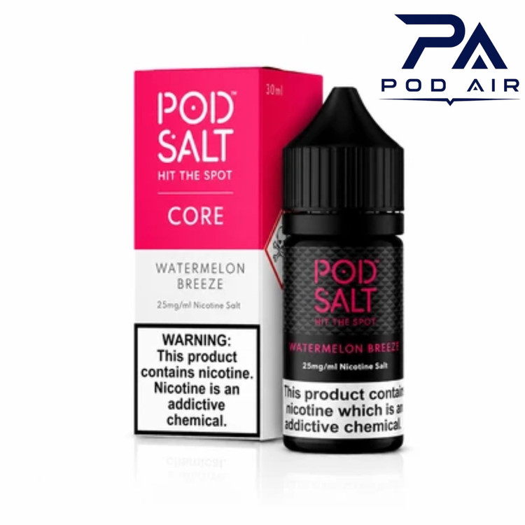 سالت پاد سالت هندوانه یخی | Pod Salt Watermelon Breeze Salt Nic با طعم هندوانه شیرین و خنک