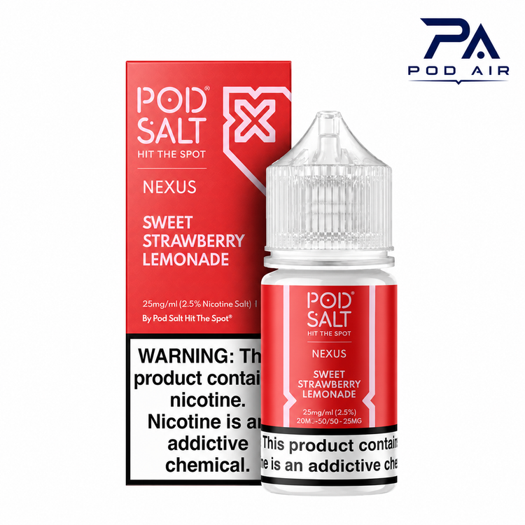 جویس سالت پاد سالت Pod Salt با طعم توت فرنگی لیموناد