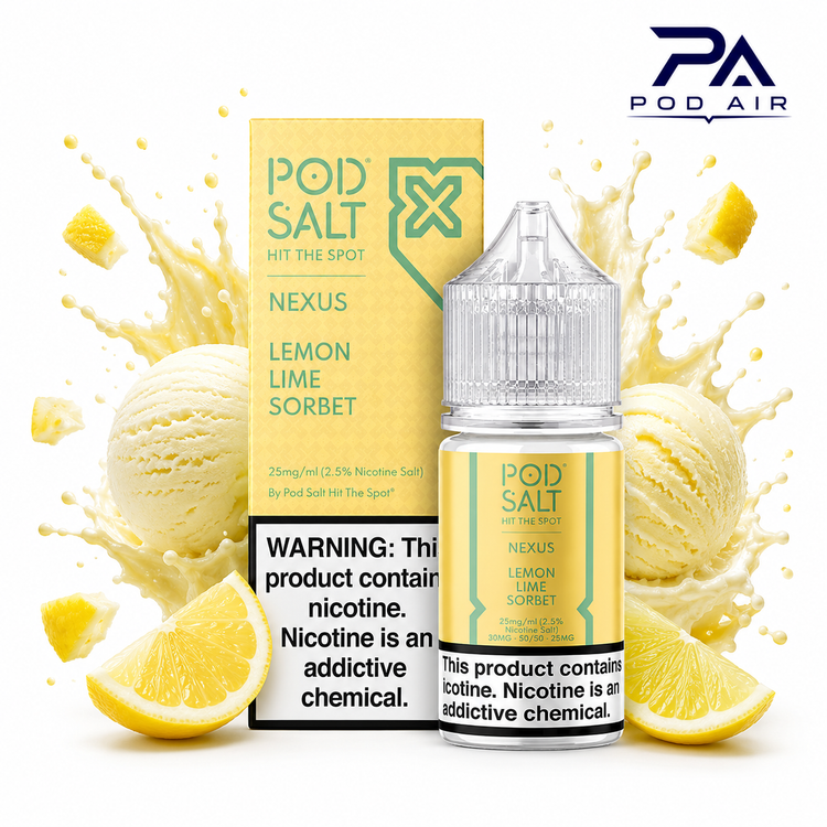 جویس سالت پاد سالت Pod Salt Lemon Lime Sorbet طعم سوربت لیمو و لایم