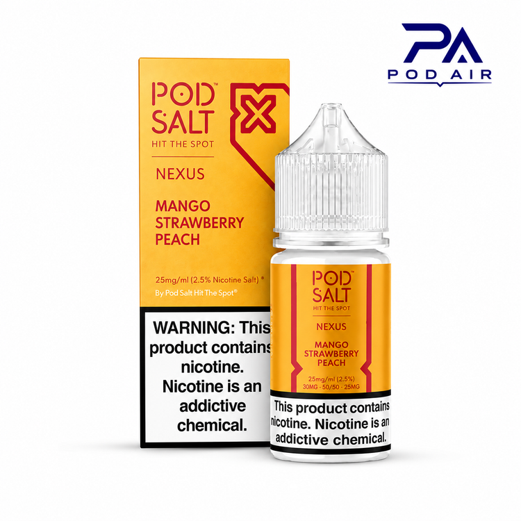 خرید جویس سالت پادسالت Pod Salt Mango Strawberry Peach انبه هلو توت فرنگی