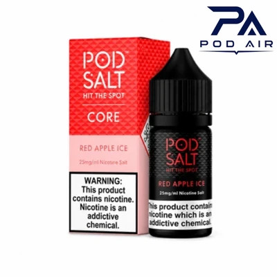سالت پاد سالت رد اپل آیس | Pod Salt Red Apple Ice Salt Nic با طعم سیب قرمز یخی