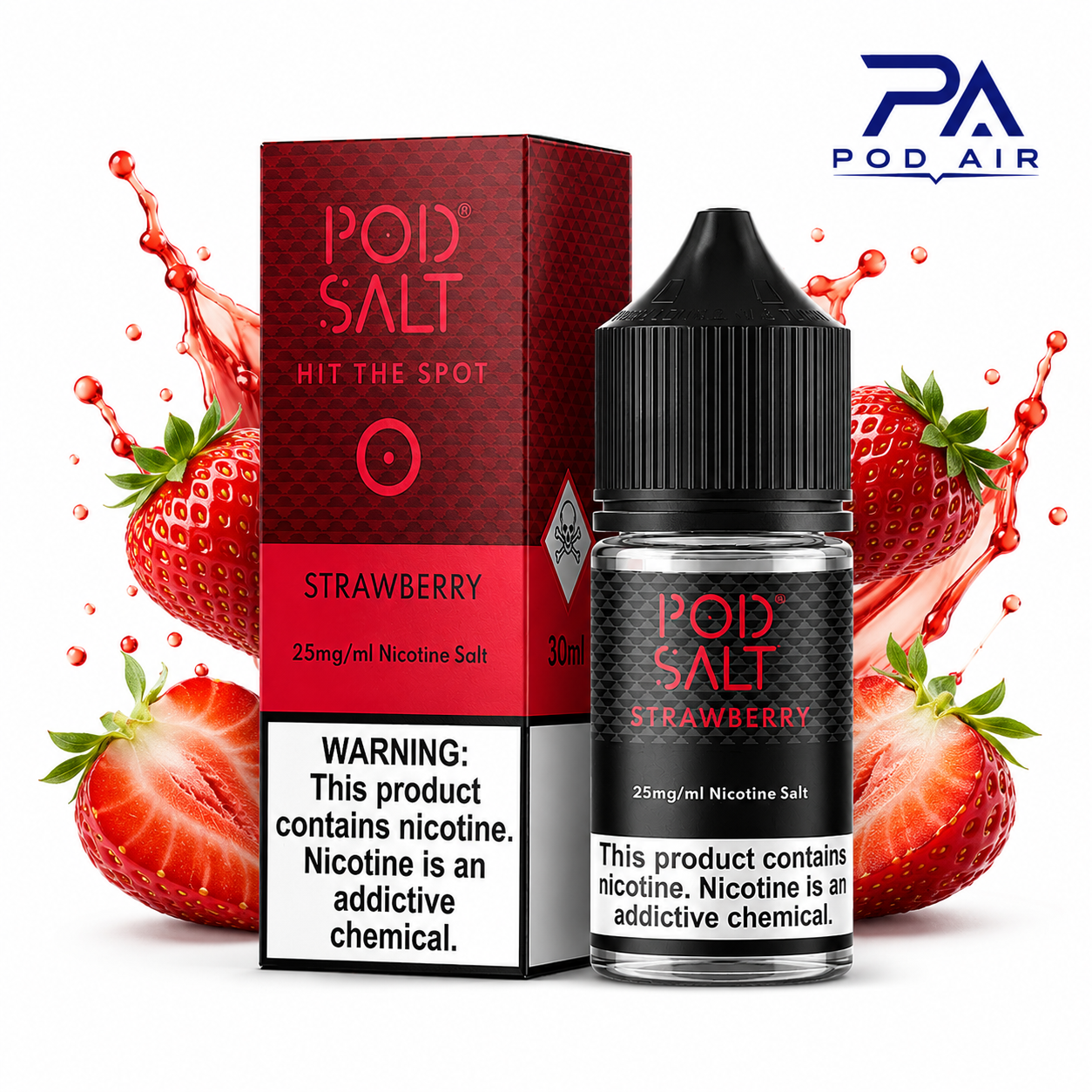 جویس سالت پاد سالت Pod Salt Strawberry با طعم توت فرنگی