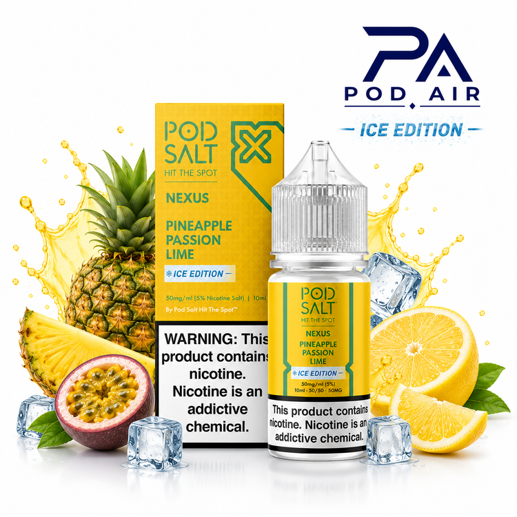 سالت پاد سالت Pod Salt Pineapple Passion Lime Ice Edition با طعم آناناس و پشن فروت یخ