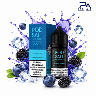 سالت پاد سالت Blue Berg با طعم بلوبری و شاتوت و یخ
