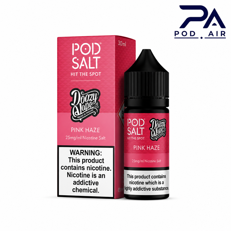 خرید سالت پاد سالت پینک Pod Salt Pink Haze طعم مرکبات تمشک، لیمو طعمی میوهای، ترش و ماندگار