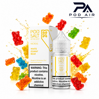 جویس سالت پادسالت Pod Salt White Gummy Bear با طعم پاستیل خرسی