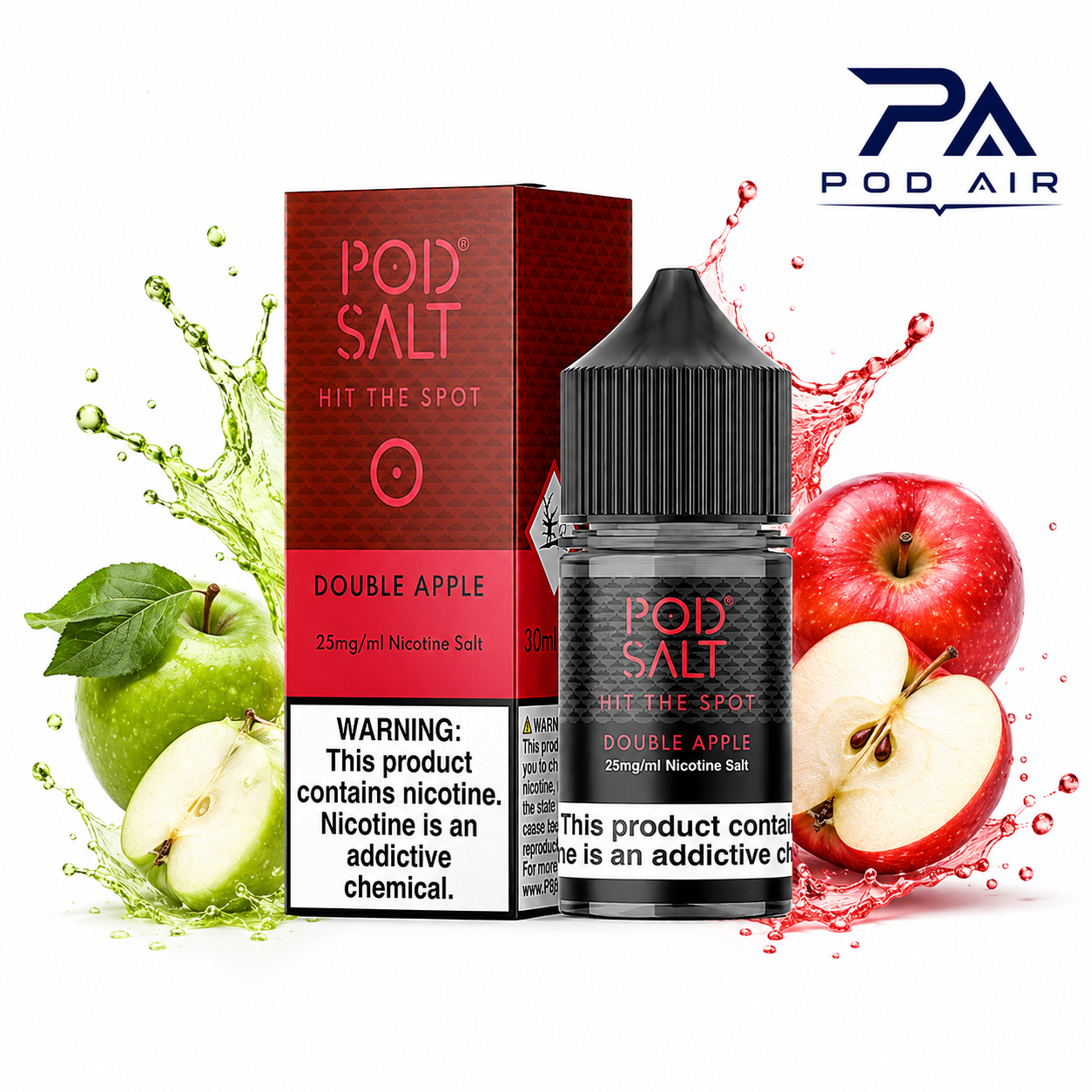 خرید سالت پاد سالت دابل اپلPod Salt Double Apple25mg با طعم دو سیب
