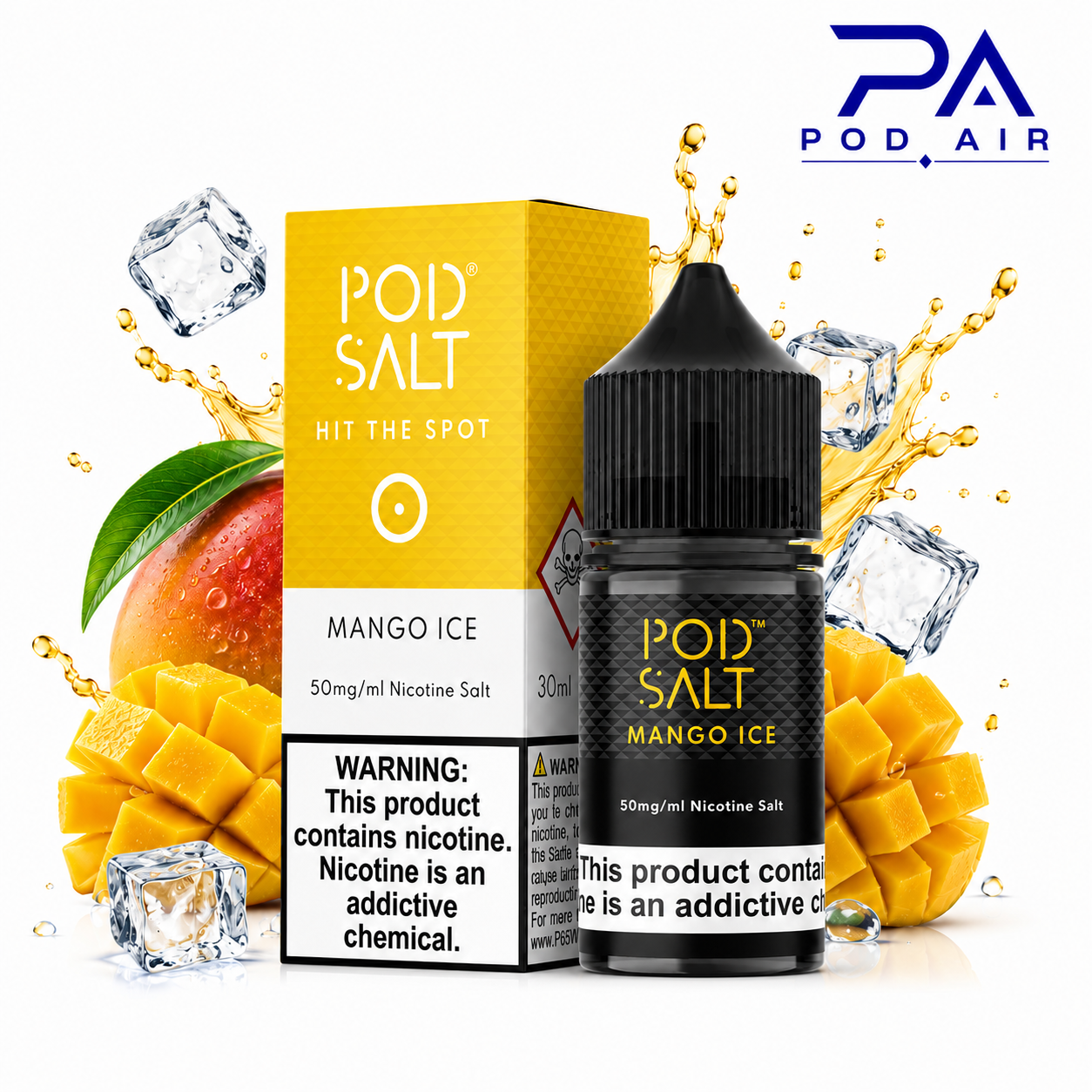 جویس سالت پادسالت Pod Salt Mango Iceطعم انبه یخ