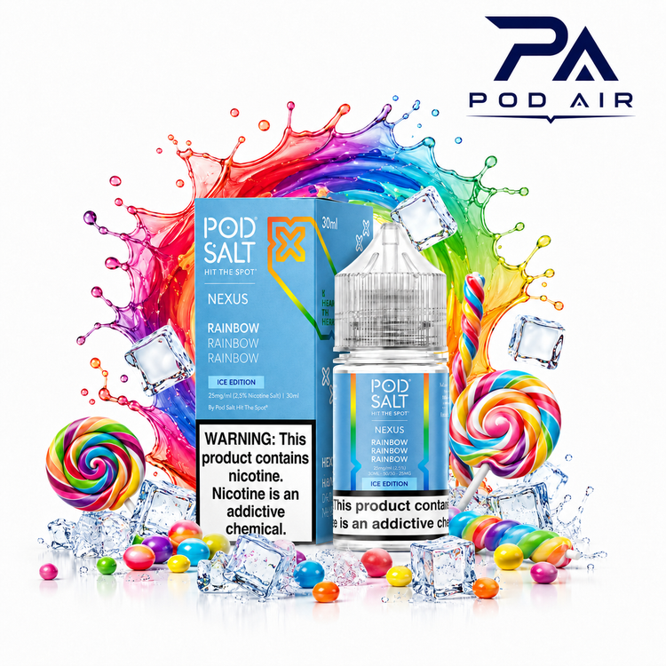 جویس سالت پاد سالت Pod Salt Rainbow طعم آبنبات رنگی و یخ
