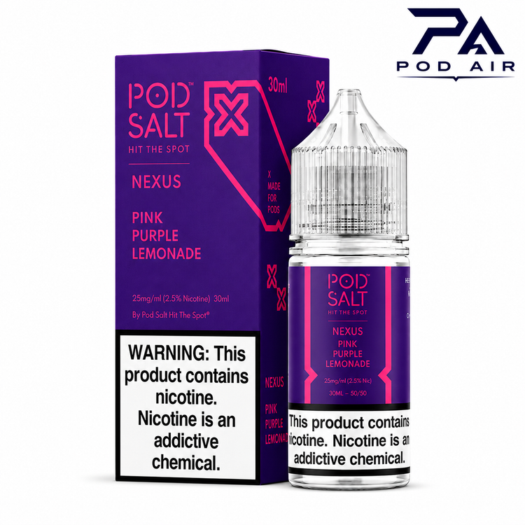 جویس سالت پاد سالت Pod Salt Pink Purple Lemonade با طعم انگور تمشک لیموناد یخ