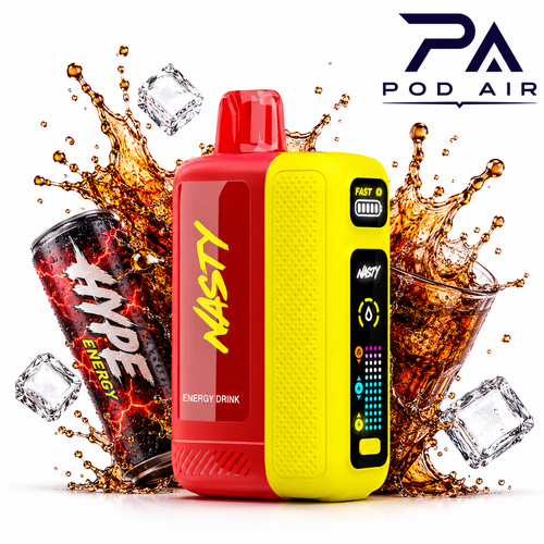پاد یکبار مصرف نستی بولت ۵۰ هزار پاف انرژی زا Nasty Bolt 50000 Puff Energy Drink