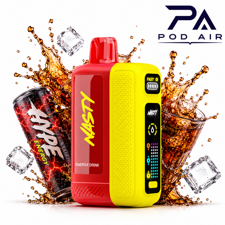 پاد یکبار مصرف نستی بولت ۵۰ هزار پاف انرژی زا Nasty Bolt 50000 Puff Energy Drink