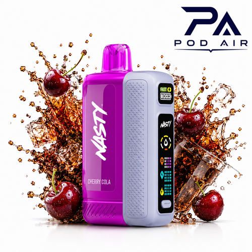 پاد یکبار مصرف نستی بولت ۵۰ هزار پاف نوشابه گیلاس Nasty Bolt 50000 Puffs 5% Cherry Cola
