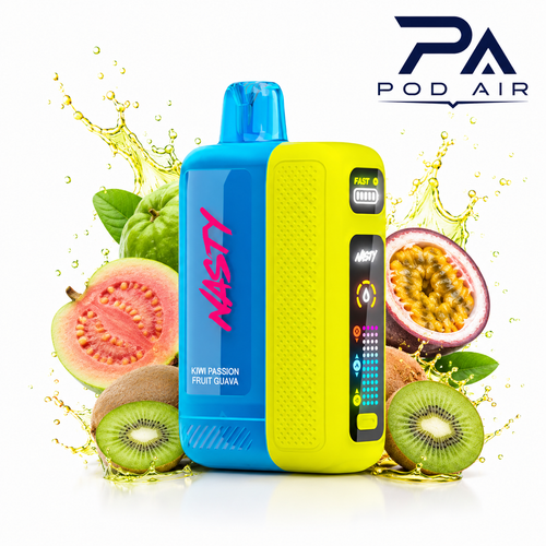 پاد یکبار مصرف نستی بولت ۵۰ هزار پاف کیوی پشن فروت گوآوا Nasty Bolt 50K Kiwi Passion Fruit Guava