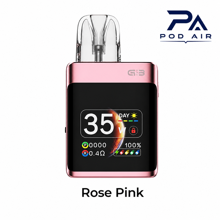 پاد کالیبرن جی ۳ پرو کوکو یوول رنگ صورتی رز Rose Pink | UWELL Caliburn G3 Pro KOKO