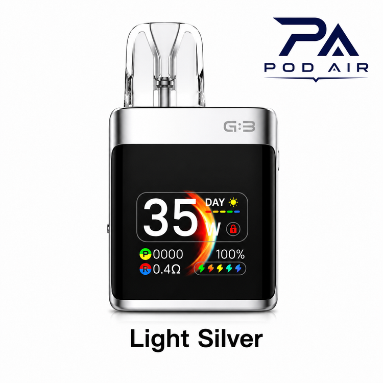 پاد کالیبرن جی ۳ پرو کوکو یوول رنگ نقرهای روشن Light Silver | UWELL Caliburn G3 Pro KOKO