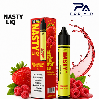 سالت نستی توت فرنگی تمشک Nasty Liq Strawberry Raspberry اورجینال