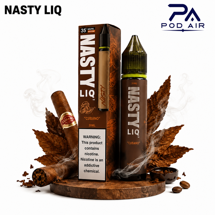 سالت نستی لیک کوبانو Nasty Liq Cubano اورجینال مناسب پاد سیستم