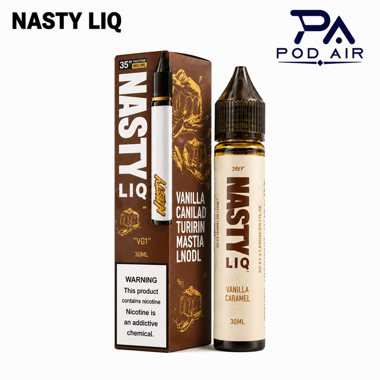 خرید سالت نستی وی سی تی Vanilla Vct با طعم وانیل شیرین و کارامل خامهای