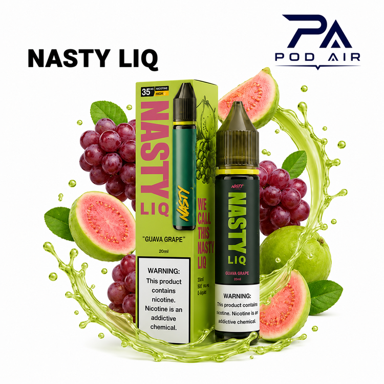 سالت نستی لیک گواوا انگور Nasty Liq Guava Grape 20ml