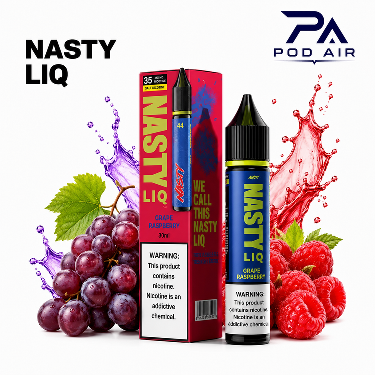 سالت نستی لیک انگور تمشک Nasty Liq Grape Raspberry 30ml