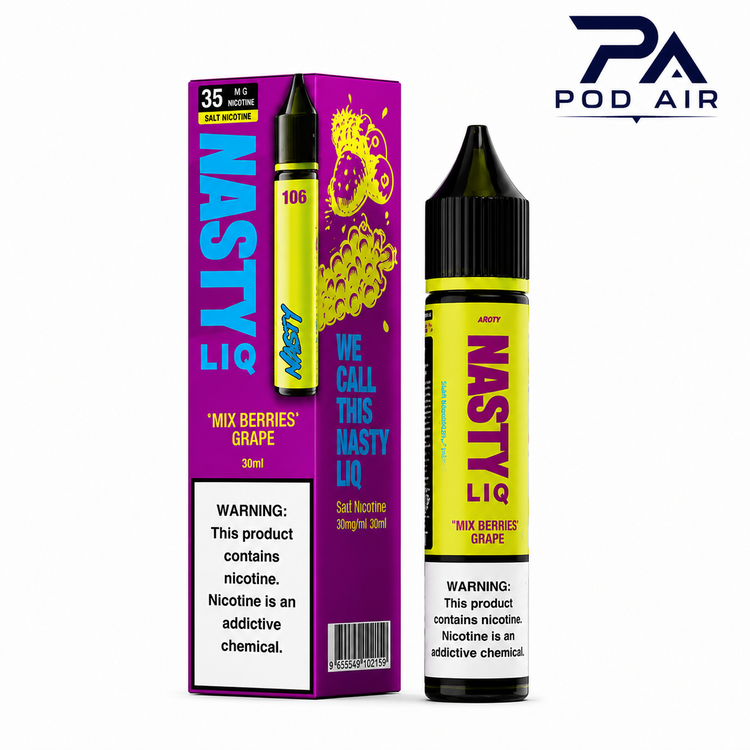 خرید سالت Nasty Liq Mix Berries Grape با طعم میکس بری و انگور