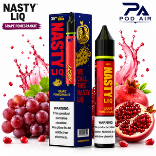 سالت نستی لیک انگور انار Nasty Liq Grape Pomegranate 30ml