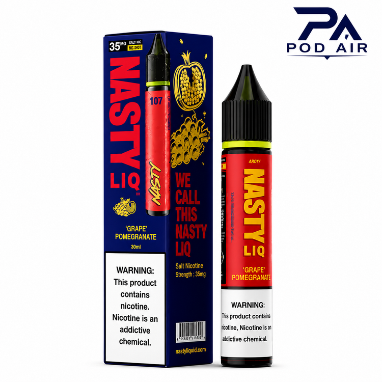 خرید سالت Nasty Liq Grape Pomegranate با طعم انگور و انار