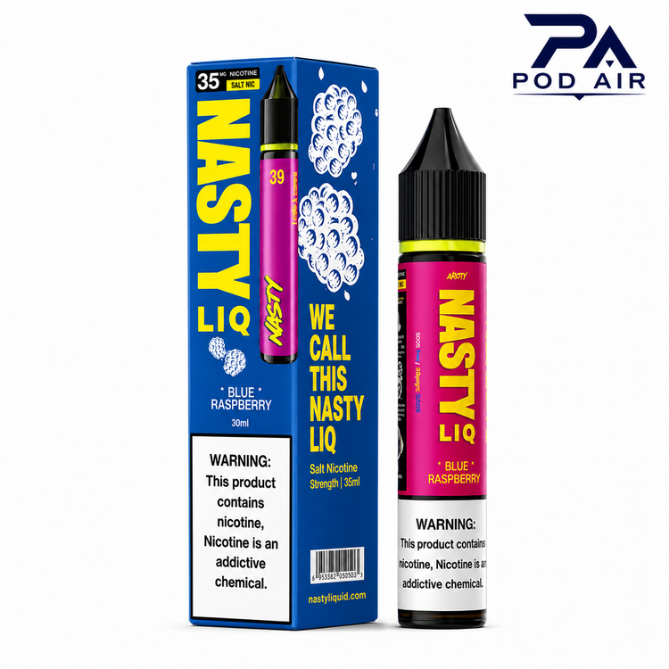 سالت نیکوتین Nasty Liq Blue Raspberryبا طعم تمشک آبی 30ml