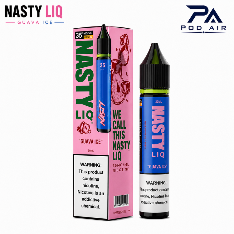 خرید سالت نستی گواوا آیس | Nasty Liq Guava Ice Nic Salt 30ml