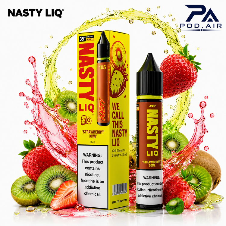 سالت نستی توت فرنگی کیوی | Nasty Liq Strawberry Kiwi Nic Salt