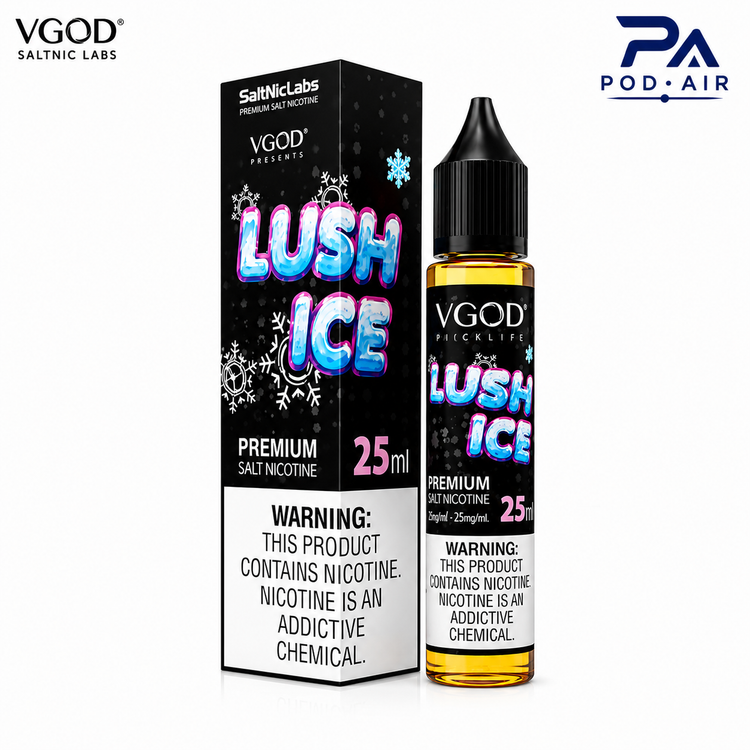 سالت ویگاد لوش آیس | VGOD SaltNic Labs Lush Ice Nic Salt 25ml بطری و جعبه اصلی