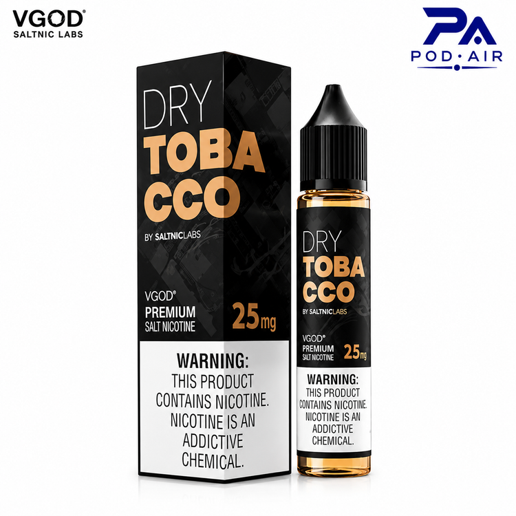 خریدسالت ویگاد درای توباکو | VGOD SaltNic Labs Dry Tobacco Nic Salt 25mg