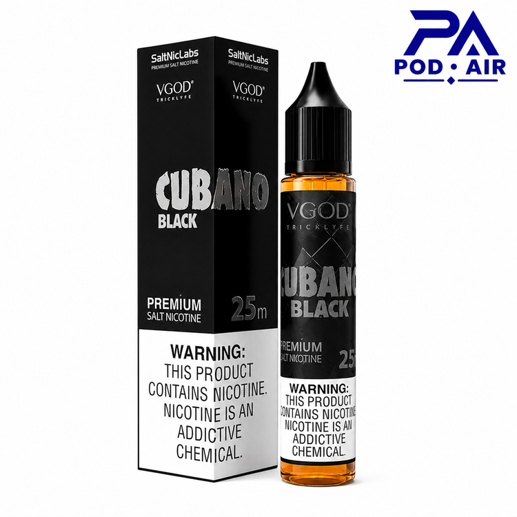خرید سالت ویگاد تنباکو کوبانو بلک VGOD Cubano Black حجم 30ml