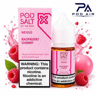 سالت رزبری آدامس پاد سالت Pod Salt Raspberry Gummy
