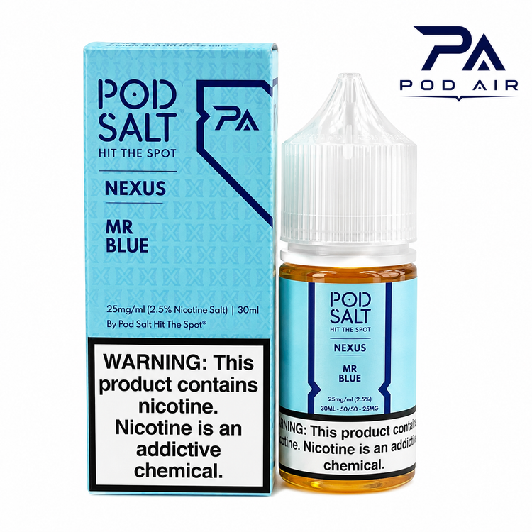 خرید سالت Pod Salt Mr Blue با طعم بلوبری خنک 30 میلی لیتر