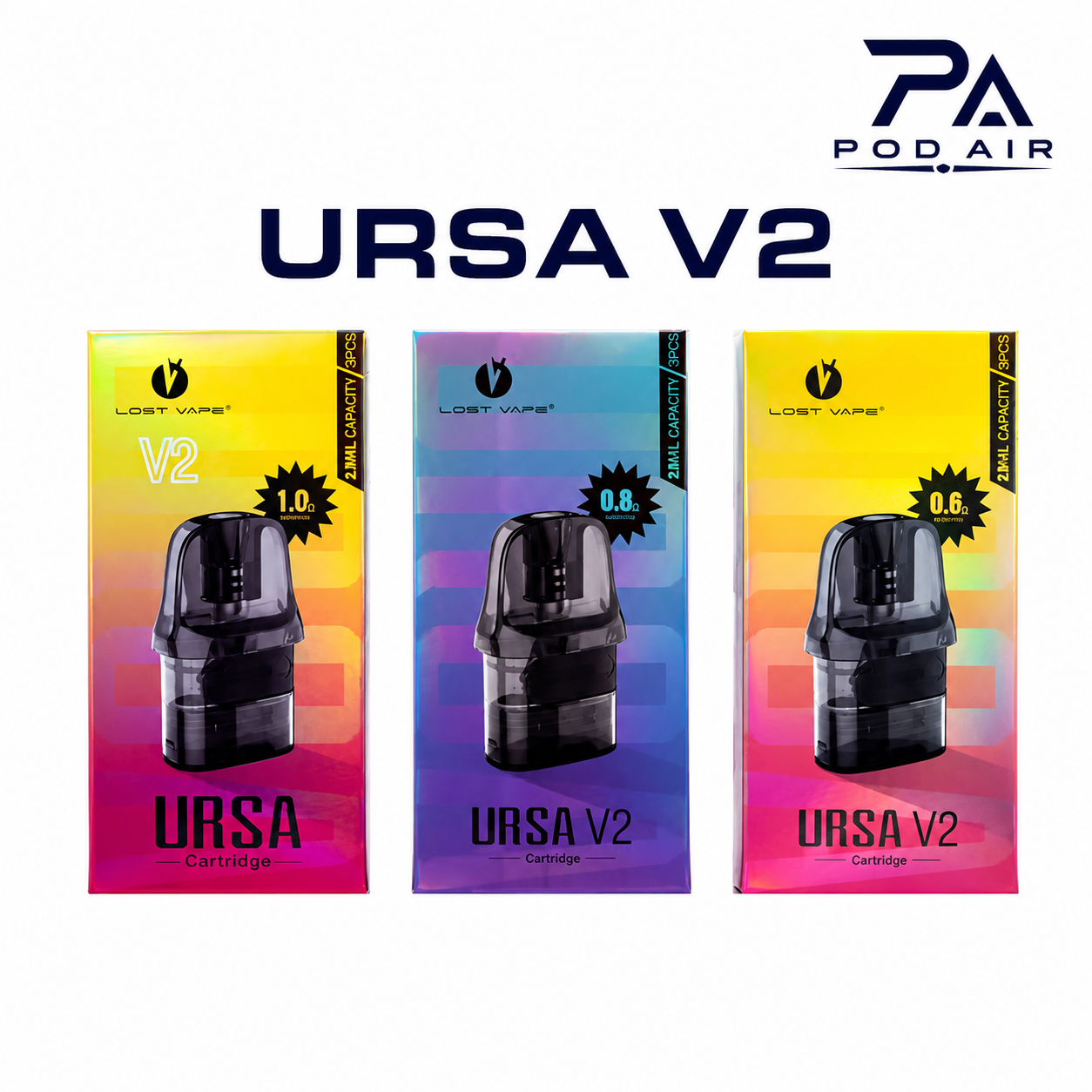 کارتریج اورسا V2 لاست ویپ LOST VAPE URSA CARTRIDGE V2 اورجینال مناسب دستگاه‌های URSA